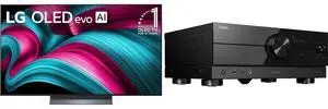 LG 55" OLED evo AI 4K C5 Smart TV w/Dolby Atmos, Vision, HDR10, AI Upscaling, Filmmaker Mode, Alexa (OLED55C5PUA, 2025) Yamaha RX-A2A 7.2-Channel AV Receiver - 8K/4K HDMI, eARC, Dolby Atmos, DTS:X, Wi-Fi, Bluetooth, MusicCast LG 55" OLED evo AI 4K C5 Smart TV w/Dolby Atmos, Vision, HDR10, AI Upscaling, Filmmaker Mode, Alexa (OLED55C5PUA, 2025) Yamaha RX-A2A 7.2-Channel AV Receiver - 8K/4K HDMI, eARC, Dolby Atmos, DTS:X, Wi-Fi, Bluetooth, MusicCast