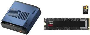 BOSGAME VTA-439 Mini PC, AMD Ryzen AI 9 HX 470 (Up to 5.2GHz), Dual 2.5G LAN, Wi-Fi 7, BT 5.4, USB4, OCuLink, Triple 8K Display, SAMSUNG SSD 9100 PRO 1TB, PCIe 5.0x4, Read Up to 14,800MB/s, Ideal for AI, Gaming, Workstations BOSGAME VTA-439 Mini PC, AMD Ryzen AI 9 HX 470 (Up to 5.2GHz), Dual 2.5G LAN, Wi-Fi 7, BT 5.4, USB4, OCuLink, Triple 8K Display, SAMSUNG SSD 9100 PRO 1TB, PCIe 5.0x4, Read Up to 14,800MB/s, Ideal for AI, Gaming, Workstations