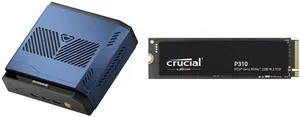 BOSGAME VTA-439 Barebone Mini PC, AMD Ryzen AI 9 HX 470 (Up to 5.2GHz), Dual 2.5G LAN, Wi-Fi 7, BT 5.4, USB4, OCuLink, Triple 8K Display, Crucial P310 1TB PCIe 4.0 NVMe SSD, Speed Up to 7100 MBps BOSGAME VTA-439 Barebone Mini PC, AMD Ryzen AI 9 HX 470 (Up to 5.2GHz), Dual 2.5G LAN, Wi-Fi 7, BT 5.4, USB4, OCuLink, Triple 8K Display, Crucial P310 1TB PCIe 4.0 NVMe SSD, Speed Up to 7100 MBps