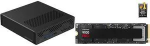 MINISFORUM Mini PC MS-A2: AMD Ryzen 9 9955HX, 64GB DDR5, No SSD/OS, Radeon 610M, HDMI, 2x USB-C, 2x 2.5G LAN, 10G SFP+. SAMSUNG SSD 9100 PRO 1TB, PCIe 5.0x4, 14,800MB/s, Ideal for AI, Gaming, Workstations MINISFORUM Mini PC MS-A2: AMD Ryzen 9 9955HX, 64GB DDR5, No SSD/OS, Radeon 610M, HDMI, 2x USB-C, 2x 2.5G LAN, 10G SFP+. SAMSUNG SSD 9100 PRO 1TB, PCIe 5.0x4, 14,800MB/s, Ideal for AI, Gaming, Workstations