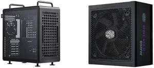 Cooler Master QUBE 540 ATX Mid-Tower PC Case - Customizable Chassis with Movable I/O Panel, Multi-Position PSU Mount, Tempered Glass & Handles - Stardust Iron Cooler Master MWE Gold 850 V3 Fully Modular Power Supply - 850W 80+ Gold Certifie Cooler Master QUBE 540 ATX Mid-Tower PC Case - Customizable Chassis with Movable I/O Panel, Multi-Position PSU Mount, Tempered Glass & Handles - Stardust Iron Cooler Master MWE Gold 850 V3 Fully Modular Power Supply - 850W 80+ Gold Certifie