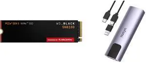 SSD Hard Drive / SSD Enclosures Combo - SanDisk WDS800T1X0M-00CMT0 Bundle with NUSYN NSE20GRK SSD Hard Drive / SSD Enclosures Combo - SanDisk WDS800T1X0M-00CMT0 Bundle with NUSYN NSE20GRK