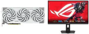 ASUS TUF Gaming GeForce RTX 5070 Ti OC 16GB GDDR7 PCIe 5.0 DLSS 4.0 Graphics Card & ASUS ROG STRIX 27" QHD 1440P 360Hz to 25" Full HD IPS AMD FreeSync Premium G-Sync HDR400 Adjustable Stand XG27AQNGV ASUS TUF Gaming GeForce RTX 5070 Ti OC 16GB GDDR7 PCIe 5.0 DLSS 4.0 Graphics Card & ASUS ROG STRIX 27" QHD 1440P 360Hz to 25" Full HD IPS AMD FreeSync Premium G-Sync HDR400 Adjustable Stand XG27AQNGV