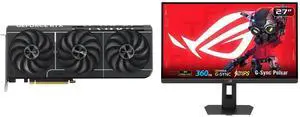 ASUS PRIME GeForce RTX 5080 16GB GDDR7 OC Edition PCIe 5.0 DLSS 4.0 Graphics Card & ASUS ROG STRIX 27" QHD 360Hz to 25" FHD IPS FreeSync Premium G-Sync HDR400 Monitor with Adjustable Stand XG27AQNGV ASUS PRIME GeForce RTX 5080 16GB GDDR7 OC Edition PCIe 5.0 DLSS 4.0 Graphics Card & ASUS ROG STRIX 27" QHD 360Hz to 25" FHD IPS FreeSync Premium G-Sync HDR400 Monitor with Adjustable Stand XG27AQNGV