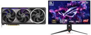 ASUS ROG Astral GeForce RTX 5090 32GB GDDR7 OC Edition Graphics Card & ASUS ROG Swift 32" UHD 4K 240Hz FreeSync/G-Sync OLED Gaming Monitor with HDR500, USB-C, Adjustable Stand PG32UCDM3 ASUS ROG Astral GeForce RTX 5090 32GB GDDR7 OC Edition Graphics Card & ASUS ROG Swift 32" UHD 4K 240Hz FreeSync/G-Sync OLED Gaming Monitor with HDR500, USB-C, Adjustable Stand PG32UCDM3