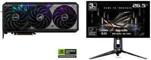 ASUS ROG GeForce RTX 5070 OC 12GB GDDR7 DLSS 4.0 PCIe 5.0 Graphics Card ROG-STRIX-RTX5070-O12G-GAMING & ASUS ROG Swift 27" QHD 1440P 540Hz Full HD 720Hz FreeSync Pro & G-SYNC HDR500 OLED Monitor PG27AQWP-G ASUS ROG GeForce RTX 5070 OC 12GB GDDR7 DLSS 4.0 PCIe 5.0 Graphics Card ROG-STRIX-RTX5070-O12G-GAMING & ASUS ROG Swift 27" QHD 1440P 540Hz Full HD 720Hz FreeSync Pro & G-SYNC HDR500 OLED Monitor PG27AQWP-G