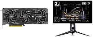 PNY GeForce RTX 5070 Ti OC PCIe 5.0, 16GB GDDR7, DLSS 4.0 Graphics Card VCG5070T16TFXPB1-O ASUS ROG Swift 27" QHD 1440P 540Hz Full HD 720Hz FreeSync Pro & G-SYNC 0.02ms HDR500 OLED Gaming Monitor PG27AQWP-G PNY GeForce RTX 5070 Ti OC PCIe 5.0, 16GB GDDR7, DLSS 4.0 Graphics Card VCG5070T16TFXPB1-O ASUS ROG Swift 27" QHD 1440P 540Hz Full HD 720Hz FreeSync Pro & G-SYNC 0.02ms HDR500 OLED Gaming Monitor PG27AQWP-G