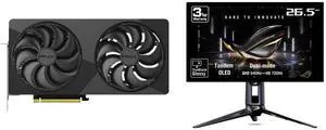 PNY OC GeForce RTX 5070 Ti Graphics Card NVIDIA RTX 5070 Ti ASUS ROG Swift 27 inch (26.5" viewable) Dual Mode QHD 1440P 540Hz Full HD 720Hz AMD FreeSync Premium Pro & G-SYNC compatible 0.02ms HDR500 OLED Gaming Computer Monitor PG27AQWP-G PNY OC GeForce RTX 5070 Ti Graphics Card NVIDIA RTX 5070 Ti ASUS ROG Swift 27 inch (26.5" viewable) Dual Mode QHD 1440P 540Hz Full HD 720Hz AMD FreeSync Premium Pro & G-SYNC compatible 0.02ms HDR500 OLED Gaming Computer Monitor PG27AQWP-G