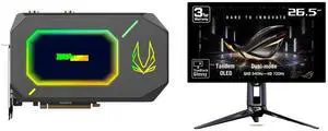 ZOTAC ARCTICSTORM AIO GeForce RTX 5090 Graphics Card & ASUS ROG Swift 27" Dual Mode QHD 1440P 540Hz Full HD 720Hz FreeSync Pro & G-SYNC HDR500 OLED Gaming Monitor PG27AQWP-G ZOTAC ARCTICSTORM AIO GeForce RTX 5090 Graphics Card & ASUS ROG Swift 27" Dual Mode QHD 1440P 540Hz Full HD 720Hz FreeSync Pro & G-SYNC HDR500 OLED Gaming Monitor PG27AQWP-G