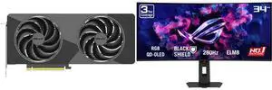 PNY Technologies, Inc. GeForce RTX 5070 Slim GeForce RTX 5070 Graphics Card ASUS ROG Strix 34 inch UltraWide QHD 2K 1440P 280Hz G-Sync Compatible HDR500 0.03ms USB-C OLED Curved Gaming Computer Monitor XG34WCDMS PNY Technologies, Inc. GeForce RTX 5070 Slim GeForce RTX 5070 Graphics Card ASUS ROG Strix 34 inch UltraWide QHD 2K 1440P 280Hz G-Sync Compatible HDR500 0.03ms USB-C OLED Curved Gaming Computer Monitor XG34WCDMS