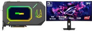 ZOTAC ARCTICSTORM AIO GeForce RTX 5090 Graphics Card RTX 5090 ARCTICSTORM AIO ASUS ROG Strix 34 inch UltraWide QHD 2K 1440P 280Hz G-Sync Compatible HDR500 0.03ms USB-C OLED Curved Gaming Computer Monitor XG34WCDMS ZOTAC ARCTICSTORM AIO GeForce RTX 5090 Graphics Card RTX 5090 ARCTICSTORM AIO ASUS ROG Strix 34 inch UltraWide QHD 2K 1440P 280Hz G-Sync Compatible HDR500 0.03ms USB-C OLED Curved Gaming Computer Monitor XG34WCDMS