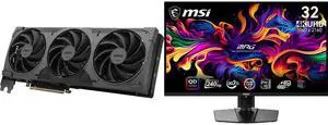 MSI Ventus GeForce RTX 5070 Ti Graphics Card RTX 5070 Ti 16G VENTUS 3X PZ OC BLACK MSI 32 inch UHD 4K 240Hz with Nvidia G-Sync compatible 0.03ms 90W USB-C OLED Gaming Computer Monitor with Height Adjustable & Swivel Stand MPG 321URX QD-OLED MSI Ventus GeForce RTX 5070 Ti Graphics Card RTX 5070 Ti 16G VENTUS 3X PZ OC BLACK MSI 32 inch UHD 4K 240Hz with Nvidia G-Sync compatible 0.03ms 90W USB-C OLED Gaming Computer Monitor with Height Adjustable & Swivel Stand MPG 321URX QD-OLED