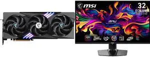 MSI Gaming GeForce RTX 5070 Ti Graphics Card RTX 5070 Ti 16G GAMING TRIO OC MSI 32 inch UHD 4K 240Hz with Nvidia G-Sync compatible 0.03ms 90W USB-C OLED Gaming Computer Monitor with Height Adjustable & Swivel Stand MPG 321URX QD-OLED MSI Gaming GeForce RTX 5070 Ti Graphics Card RTX 5070 Ti 16G GAMING TRIO OC MSI 32 inch UHD 4K 240Hz with Nvidia G-Sync compatible 0.03ms 90W USB-C OLED Gaming Computer Monitor with Height Adjustable & Swivel Stand MPG 321URX QD-OLED