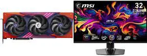 MSI MLG Edition GeForce RTX 5070 Ti Graphics Card RTX 5070 Ti 16G MLG EDITION OC MSI 32 inch UHD 4K 240Hz with Nvidia G-Sync compatible 0.03ms 90W USB-C OLED Gaming Computer Monitor with Height Adjustable & Swivel Stand MPG 321URX QD-OLED MSI MLG Edition GeForce RTX 5070 Ti Graphics Card RTX 5070 Ti 16G MLG EDITION OC MSI 32 inch UHD 4K 240Hz with Nvidia G-Sync compatible 0.03ms 90W USB-C OLED Gaming Computer Monitor with Height Adjustable & Swivel Stand MPG 321URX QD-OLED