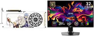 MSI GeForce RTX 5070 Ti 16G FRIEREN EDITION OC Video Card & MSI 32" UHD 4K 165Hz AMD FreeSync Premium Pro 0.03ms HDR400 USB-C OLED Gaming Monitor with Adjustable Stand MAG 321UP QD-OLED MSI GeForce RTX 5070 Ti 16G FRIEREN EDITION OC Video Card & MSI 32" UHD 4K 165Hz AMD FreeSync Premium Pro 0.03ms HDR400 USB-C OLED Gaming Monitor with Adjustable Stand MAG 321UP QD-OLED