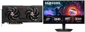 SAPPHIRE PULSE Radeon RX 9070 GRE Graphics Card 11354-01-20G Samsung Odyssey G50SF 27" QHD 1440P 180Hz G-Sync HDR10 OLED Gaming Monitor with Adjustable Stand LS27FG500SNXZA SAPPHIRE PULSE Radeon RX 9070 GRE Graphics Card 11354-01-20G Samsung Odyssey G50SF 27" QHD 1440P 180Hz G-Sync HDR10 OLED Gaming Monitor with Adjustable Stand LS27FG500SNXZA