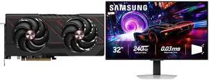SAPPHIRE PULSE Radeon RX 9070 GRE Graphics Card 11354-01-20G Samsung Odyssey G8 32" UHD 4K 240Hz FreeSync & G-Sync 0.03ms HDR400 OLED Gaming Monitor Height Adjustable, Swivel, Pivot & Tilt Stand LS32FG810SNXZA SAPPHIRE PULSE Radeon RX 9070 GRE Graphics Card 11354-01-20G Samsung Odyssey G8 32" UHD 4K 240Hz FreeSync & G-Sync 0.03ms HDR400 OLED Gaming Monitor Height Adjustable, Swivel, Pivot & Tilt Stand LS32FG810SNXZA