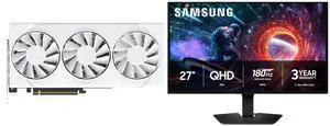 XFX Swift Radeon RX 9070 GRE Graphics Card RX-97GRE29W7 Samsung Odyssey G50SF 27" QHD 1440P 180Hz G-Sync HDR10 OLED Gaming Monitor with Adjustable Stand LS27FG500SNXZA XFX Swift Radeon RX 9070 GRE Graphics Card RX-97GRE29W7 Samsung Odyssey G50SF 27" QHD 1440P 180Hz G-Sync HDR10 OLED Gaming Monitor with Adjustable Stand LS27FG500SNXZA