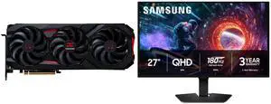 PowerColor RED DEVIL RX 9070 GRE Graphics Card RX9070GRE 12G-E/OC Samsung Odyssey G50SF 27" QHD 1440P 180Hz G-Sync 0.03ms HDR10 OLED Gaming Monitor with Adjustable Stand LS27FG500SNXZA PowerColor RED DEVIL RX 9070 GRE Graphics Card RX9070GRE 12G-E/OC Samsung Odyssey G50SF 27" QHD 1440P 180Hz G-Sync 0.03ms HDR10 OLED Gaming Monitor with Adjustable Stand LS27FG500SNXZA