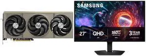 SAPPHIRE NITRO+ Radeon RX 9070 XT Graphics Card 11348-01-20G Samsung Odyssey G50SF 27" QHD 2K 1440P 180Hz NVIDIA G-Sync Compatible 0.03ms HDR10 OLED Gaming Computer Monitor with Height Adjustable, Swivel, Pivot & Tilt Stand LS27FG500SNXZA SAPPHIRE NITRO+ Radeon RX 9070 XT Graphics Card 11348-01-20G Samsung Odyssey G50SF 27" QHD 2K 1440P 180Hz NVIDIA G-Sync Compatible 0.03ms HDR10 OLED Gaming Computer Monitor with Height Adjustable, Swivel, Pivot & Tilt Stand LS27FG500SNXZA