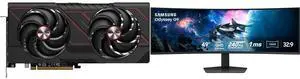 SAPPHIRE PULSE Radeon RX 9070 GRE Graphics Card 11354-01-20G, SAMSUNG Odyssey G9 49" DUAL QHD 2K 1440P 240Hz FreeSync Pro 1ms HDR1000 PBP PIP Curved Gaming Monitor, Height Adjustable, Swivel & Tilt Stand LS49CG954ENXZA SAPPHIRE PULSE Radeon RX 9070 GRE Graphics Card 11354-01-20G, SAMSUNG Odyssey G9 49" DUAL QHD 2K 1440P 240Hz FreeSync Pro 1ms HDR1000 PBP PIP Curved Gaming Monitor, Height Adjustable, Swivel & Tilt Stand LS49CG954ENXZA