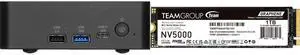 MSI Cubi NUC AI+ 3MG-006BUS mini Gaming PC Barebone with Intel Panther Lake Core Ultra 9 386H CPU, WiFi 7, Bluetooth 5.4, Dual 2.5G LAN, Dual Thunderbolt 4, Team Group NV5000 1TB PCIe 4.0 x4 NVMe SSD MSI Cubi NUC AI+ 3MG-006BUS mini Gaming PC Barebone with Intel Panther Lake Core Ultra 9 386H CPU, WiFi 7, Bluetooth 5.4, Dual 2.5G LAN, Dual Thunderbolt 4, Team Group NV5000 1TB PCIe 4.0 x4 NVMe SSD