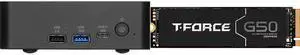MSI Cubi NUC AI+ 3MG-007BUS Barebone mini Gaming PC with Intel Panther Lake Core Ultra 7 355 CPU, WiFi 7, Bluetooth 5.4, Dual 2.5G LAN, Dual Thunderbolt 4, Team Group T-FORCE G50 4TB PCIe 4.0 x4 NVMe 1.4 TLC SSD MSI Cubi NUC AI+ 3MG-007BUS Barebone mini Gaming PC with Intel Panther Lake Core Ultra 7 355 CPU, WiFi 7, Bluetooth 5.4, Dual 2.5G LAN, Dual Thunderbolt 4, Team Group T-FORCE G50 4TB PCIe 4.0 x4 NVMe 1.4 TLC SSD