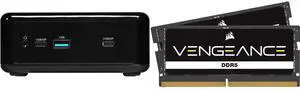 ASRock Industrial NUC BOX-1340P/D5 Black Barebone Systems - Mini-PC (13th Gen Intel CPU, support Quad display, USB 4) CORSAIR Vengeance 32GB (2 x 16GB) 262-Pin DDR5 SO-DIMM DDR5 5600 (PC5 44800) Laptop Memory Model CMSX32GX5M2A5600C48 ASRock Industrial NUC BOX-1340P/D5 Black Barebone Systems - Mini-PC (13th Gen Intel CPU, support Quad display, USB 4) CORSAIR Vengeance 32GB (2 x 16GB) 262-Pin DDR5 SO-DIMM DDR5 5600 (PC5 44800) Laptop Memory Model CMSX32GX5M2A5600C48