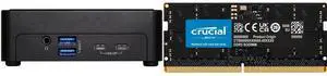 ASRock Industrial NUCS BOX-255H Black Mini-PC Barebone Crucial 16GB 262-Pin DDR5 SO-DIMM DDR5 5600 Laptop Memory Model CT16G56C46S5 ASRock Industrial NUCS BOX-255H Black Mini-PC Barebone Crucial 16GB 262-Pin DDR5 SO-DIMM DDR5 5600 Laptop Memory Model CT16G56C46S5