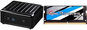ASRock NUC BOX-1340P/D4 Mini-PC (Intel® 13th Gen i5-1340P, 2x Intel 2.5Gb LAN, Quad display, TPM 2.0) + G.SKILL Ripjaws 16GB DDR4 3200 SO-DIMM Memory Model F4-3200C22S-16GRS ASRock NUC BOX-1340P/D4 Mini-PC (Intel® 13th Gen i5-1340P, 2x Intel 2.5Gb LAN, Quad display, TPM 2.0) + G.SKILL Ripjaws 16GB DDR4 3200 SO-DIMM Memory Model F4-3200C22S-16GRS