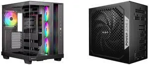 be quiet! BGW85 Light Base 500 LX Black case offers clean design and gaming essentials: performance, accessibility, functionality. Includes Power Zone 2 1200W ATX12V 3.1 Power Supply, 80 Plus Platinum, Cybenetics Platinum Efficiency, PCIe 5 be quiet! BGW85 Light Base 500 LX Black case offers clean design and gaming essentials: performance, accessibility, functionality. Includes Power Zone 2 1200W ATX12V 3.1 Power Supply, 80 Plus Platinum, Cybenetics Platinum Efficiency, PCIe 5