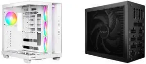 Be Quiet BGW86 Light Base 500 LX White case: clean design, gaming performance, accessibility, functionality. Dark Power 14 1000W ATX 3.1 Power Supply: 80 Plus Titanium, PCIe 5.1, Modular, 10-Year Warranty, BP020US Be Quiet BGW86 Light Base 500 LX White case: clean design, gaming performance, accessibility, functionality. Dark Power 14 1000W ATX 3.1 Power Supply: 80 Plus Titanium, PCIe 5.1, Modular, 10-Year Warranty, BP020US