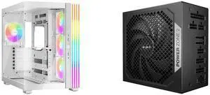 be quiet! BGW68 LIGHT BASE 600 LX White Case be quiet! Power Zone 2 750W ATX12V 3.1 Power Supply | 80 Plus Platinum and Cybenetics Platinum Efficiency | Modular | BP006US be quiet! BGW68 LIGHT BASE 600 LX White Case be quiet! Power Zone 2 750W ATX12V 3.1 Power Supply | 80 Plus Platinum and Cybenetics Platinum Efficiency | Modular | BP006US