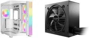 be quiet! BGW68 LIGHT BASE 600 LX White Case be quiet! Pure Power 12 1000W ATX3.1/ ATX3.0 Compatible Power Supply | 80 PLUS GOLD Certified | BP005US be quiet! BGW68 LIGHT BASE 600 LX White Case be quiet! Pure Power 12 1000W ATX3.1/ ATX3.0 Compatible Power Supply | 80 PLUS GOLD Certified | BP005US