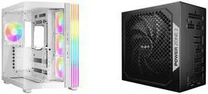 be quiet! BGW68 LIGHT BASE 600 LX White Case be quiet! Power Zone 2 1200W ATX12V 3.1 Power Supply | 80 Plus Platinum and Cybenetics Platinum Efficiency | PCIe 5.1 | BP030US be quiet! BGW68 LIGHT BASE 600 LX White Case be quiet! Power Zone 2 1200W ATX12V 3.1 Power Supply | 80 Plus Platinum and Cybenetics Platinum Efficiency | PCIe 5.1 | BP030US