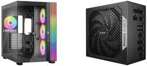 be quiet! LIGHT BASE 600 LX Black Case be quiet! Power Zone 2 1000W ATX 12V 3.1 Power Supply | 80 Plus Platinum and Cybenetics Platinum Efficiency | BP008US be quiet! LIGHT BASE 600 LX Black Case be quiet! Power Zone 2 1000W ATX 12V 3.1 Power Supply | 80 Plus Platinum and Cybenetics Platinum Efficiency | BP008US