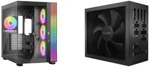 be quiet! LIGHT BASE 600 LX Black Case be quiet! BN660 Dark Power 13 850W ATX 3.0 Power Supply | 80 PLUS Titanium Efficiency | PCIe 5.0 | Full Digital Control | Fully Modular | 10 Year Warranty be quiet! LIGHT BASE 600 LX Black Case be quiet! BN660 Dark Power 13 850W ATX 3.0 Power Supply | 80 PLUS Titanium Efficiency | PCIe 5.0 | Full Digital Control | Fully Modular | 10 Year Warranty