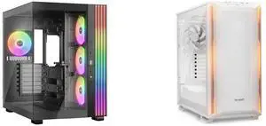 be quiet! LIGHT BASE 600 LX Black Case be quiet! BGW59 Dark Base 701 Mid Tower PC Case | Mesh Front | Airflow Optimized | 3 Pre-Installed Silent Wings 4 Fans | ARGB Lighting with Controller | Tempered Glass | PWM and ARGB Hub | White be quiet! LIGHT BASE 600 LX Black Case be quiet! BGW59 Dark Base 701 Mid Tower PC Case | Mesh Front | Airflow Optimized | 3 Pre-Installed Silent Wings 4 Fans | ARGB Lighting with Controller | Tempered Glass | PWM and ARGB Hub | White