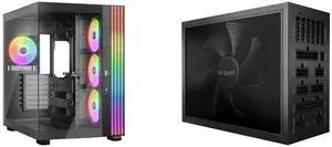be quiet! LIGHT BASE 600 LX Black Case be quiet! Dark Power PRO 13 1300W ATX 3.0 Power Supply | 80 PLUS Titanium Efficiency | PCIe 5.0 | Fully digital | Modular | BN500 be quiet! LIGHT BASE 600 LX Black Case be quiet! Dark Power PRO 13 1300W ATX 3.0 Power Supply | 80 PLUS Titanium Efficiency | PCIe 5.0 | Fully digital | Modular | BN500