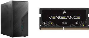 ASRock DeskMini B760 Black Mini PC Barebone, Supports 14th-12th Gen Intel, Multi Video Output, 155x155x80mm (1.92L) CORSAIR Vengeance 16GB DDR4 3200 SO-DIMM Laptop Memory Model CMSX16GX4M1A3200C22 ASRock DeskMini B760 Black Mini PC Barebone, Supports 14th-12th Gen Intel, Multi Video Output, 155x155x80mm (1.92L) CORSAIR Vengeance 16GB DDR4 3200 SO-DIMM Laptop Memory Model CMSX16GX4M1A3200C22