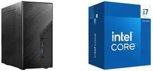 ASRock DeskMini B760 Black Mini PC Barebone, Supports 14th-12th Gen Intel, Multi Video Output, 155x155x80mm, Intel Core i7-14700 14th Gen Raptor Lake 20-Core (8P+12E) LGA 1700 65W UHD Graphics 770 ASRock DeskMini B760 Black Mini PC Barebone, Supports 14th-12th Gen Intel, Multi Video Output, 155x155x80mm, Intel Core i7-14700 14th Gen Raptor Lake 20-Core (8P+12E) LGA 1700 65W UHD Graphics 770