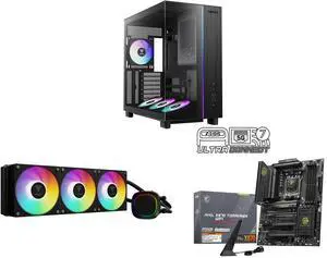Gamdias ATLAS M4 ATX case: 4x120mm PWM ARGB fans, Adjustable Fan Mount, Chimney Airflow, Anti-Sag GPU Bracket, Front PSU. GAMDIAS Aura GLV2 360mm AIO Cooler: Rotatable Pump, 3x120mm Fans, ARGB Sync, Intel/AMD. MSI MAG X870 TOMAHAWK WIFI: AM Gamdias ATLAS M4 ATX case: 4x120mm PWM ARGB fans, Adjustable Fan Mount, Chimney Airflow, Anti-Sag GPU Bracket, Front PSU. GAMDIAS Aura GLV2 360mm AIO Cooler: Rotatable Pump, 3x120mm Fans, ARGB Sync, Intel/AMD. MSI MAG X870 TOMAHAWK WIFI: AM