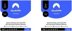 2 x NordVPN Internet Security and Privacy Software for Windows/MacOS/Android/iOS - 10 Devices - 15-month VPN Subscription - Download (Newegg Exclusive) 2 x NordVPN Internet Security and Privacy Software for Windows/MacOS/Android/iOS - 10 Devices - 15-month VPN Subscription - Download (Newegg Exclusive)