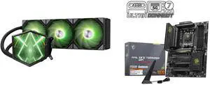 TRYX Stage 360 ARGB 360mm AIO Cooler with Dual 4.0'' Screen, 720x720 Resolution, Asetek 7th Gen V2, ROTA SL ARGB Fans, Intel/AMD Compatible. MSI MAG X870 TOMAHAWK WIFI Motherboard, ATX, AMD Ryzen 9000/8000/7000, DDR5, PCIe 5.0, Wi-Fi 7, 5G TRYX Stage 360 ARGB 360mm AIO Cooler with Dual 4.0'' Screen, 720x720 Resolution, Asetek 7th Gen V2, ROTA SL ARGB Fans, Intel/AMD Compatible. MSI MAG X870 TOMAHAWK WIFI Motherboard, ATX, AMD Ryzen 9000/8000/7000, DDR5, PCIe 5.0, Wi-Fi 7, 5G