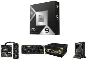 CPU Motherboard GPU PSU Computer Case Combo - AMD 100-100001978WOF Bundle with ASUS ROG CROSSHAIR X870E EDITION 20 and ASUS ROG-ASTRAL-RTX5090-P32G-EDITION20 and ASUS ROG-THOR-3000T3-GAMING-20TH and ASUS ROG GR20 EDITION CPU Motherboard GPU PSU Computer Case Combo - AMD 100-100001978WOF Bundle with ASUS ROG CROSSHAIR X870E EDITION 20 and ASUS ROG-ASTRAL-RTX5090-P32G-EDITION20 and ASUS ROG-THOR-3000T3-GAMING-20TH and ASUS ROG GR20 EDITION