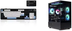 EPOMAKER X Aula F108 PRO Wireless Gaming Keyboard: Screen, 8000mAh Battery, 104 Hot-Swappable Keys, RGB Backlight, Mac/PC/Android. MXZ Gaming Desktop: Intel i7 14700KF, RTX 4070 Super, B760, 16GB DDR5, 1TB NVME, 5 RGB Fans, Windows 11 Pro. EPOMAKER X Aula F108 PRO Wireless Gaming Keyboard: Screen, 8000mAh Battery, 104 Hot-Swappable Keys, RGB Backlight, Mac/PC/Android. MXZ Gaming Desktop: Intel i7 14700KF, RTX 4070 Super, B760, 16GB DDR5, 1TB NVME, 5 RGB Fans, Windows 11 Pro.