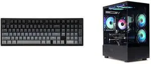 EPOMAKER Galaxy100 Lite QMK/VIA Gaming Keyboard, 8000mAh, Numpad, 1800 Aluminum, USB-C/BT/2.4Ghz, Hot-Swap, Creamy Sound (Black, Marble White Switch) MXZ Gaming PC, i7 14700KF, RTX 4070 Super, B760, 16GB DDR5, 1TB NVME, 5 RGB Fans, Win 11 P EPOMAKER Galaxy100 Lite QMK/VIA Gaming Keyboard, 8000mAh, Numpad, 1800 Aluminum, USB-C/BT/2.4Ghz, Hot-Swap, Creamy Sound (Black, Marble White Switch) MXZ Gaming PC, i7 14700KF, RTX 4070 Super, B760, 16GB DDR5, 1TB NVME, 5 RGB Fans, Win 11 P