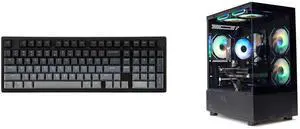 EPOMAKER Galaxy100 Lite QMK/VIA Gaming Keyboard, 8000mAh, Numpad, 1800 Aluminum, USB-C/BT/2.4Ghz, Hot-Swap, Black, Wisteria Linear Switch. MXZ Gaming PC, Ryzen 5 9600X, RTX 4070 Super, 16GB DDR5, 1TB NVME, 5 RGB Fans, Windows 11 Pro EPOMAKER Galaxy100 Lite QMK/VIA Gaming Keyboard, 8000mAh, Numpad, 1800 Aluminum, USB-C/BT/2.4Ghz, Hot-Swap, Black, Wisteria Linear Switch. MXZ Gaming PC, Ryzen 5 9600X, RTX 4070 Super, 16GB DDR5, 1TB NVME, 5 RGB Fans, Windows 11 Pro