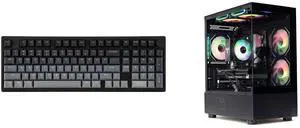 EPOMAKER Galaxy100 Lite QMK/VIA Gaming Keyboard, 8000mAh, Numpad, 1800 Aluminum, USB-C/BT/2.4Ghz, Hot-Swap, Black, Wisteria Linear Switch. MXZ Gaming PC, Ryzen 5 9600X, Radeon RX9070XT, 16GB DDR5, 1TB NVME, 5 RGB Fans, Win 11 Pro EPOMAKER Galaxy100 Lite QMK/VIA Gaming Keyboard, 8000mAh, Numpad, 1800 Aluminum, USB-C/BT/2.4Ghz, Hot-Swap, Black, Wisteria Linear Switch. MXZ Gaming PC, Ryzen 5 9600X, Radeon RX9070XT, 16GB DDR5, 1TB NVME, 5 RGB Fans, Win 11 Pro