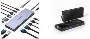 Melelink USB C Docking Station Dual Monitor, 14 in 1 Triple Display Hub with 2 HDMI 4K, DisplayPort, PD Charging, Ethernet, 6 USB C&A Ports, SD/TF, for Dell/HP. HIGOLEPC Mini PC Stick, Pentium N4200, 4GB 64GB eMMC, USB3.0, Gigabit Ethernet, Melelink USB C Docking Station Dual Monitor, 14 in 1 Triple Display Hub with 2 HDMI 4K, DisplayPort, PD Charging, Ethernet, 6 USB C&A Ports, SD/TF, for Dell/HP. HIGOLEPC Mini PC Stick, Pentium N4200, 4GB 64GB eMMC, USB3.0, Gigabit Ethernet,